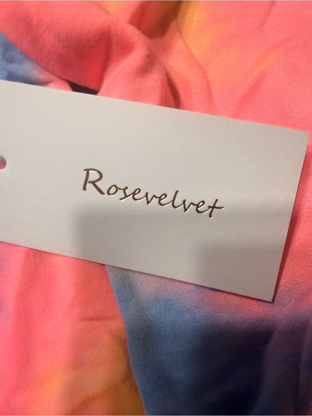 Rosevelvet Tie-Dye Zip Hoodie And Short Set- Pink, Yellow, Blue, Green - Picture 5 of 7